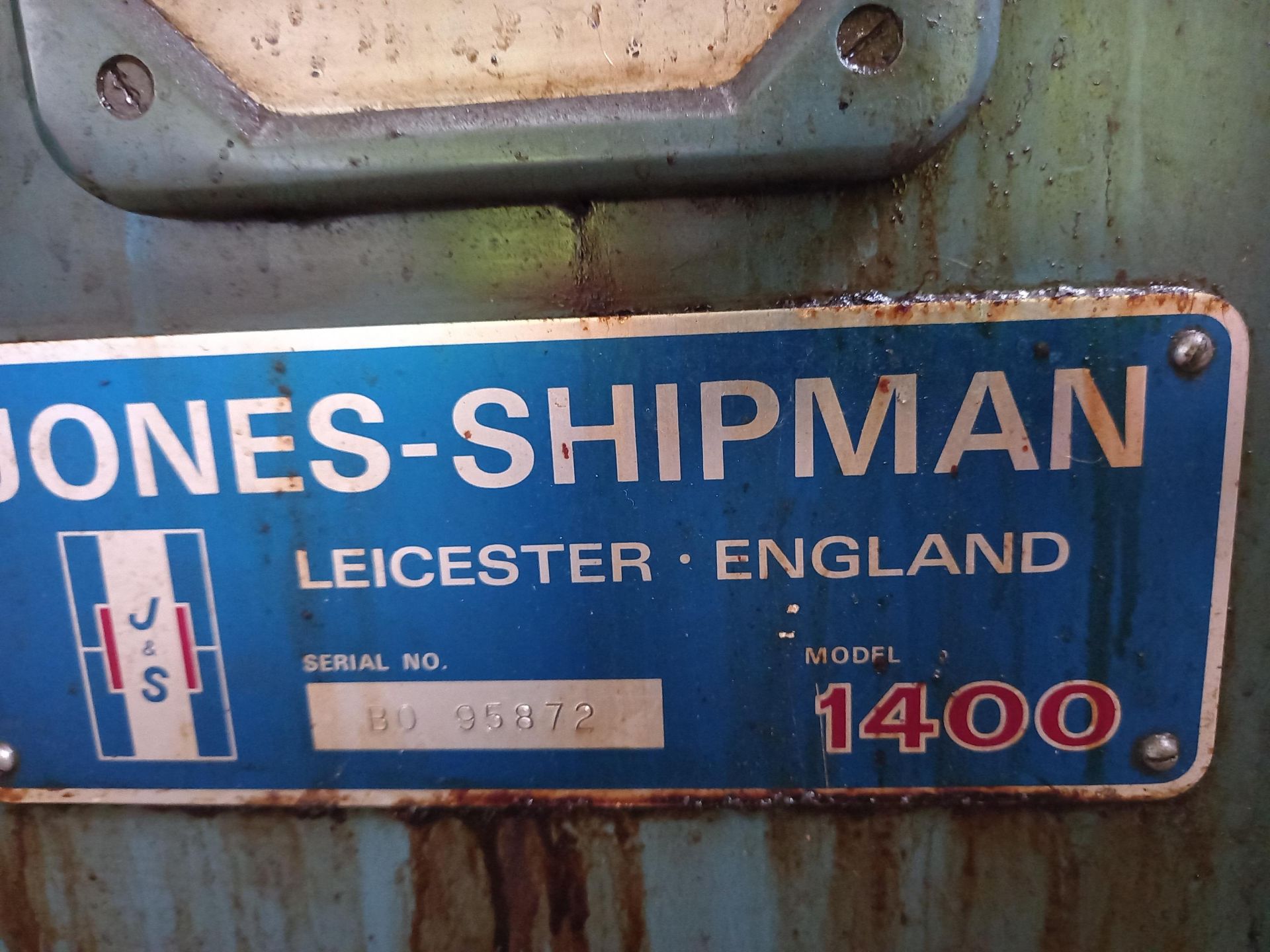 Jones & Shipman 1400 Surface Grinder - Image 3 of 3