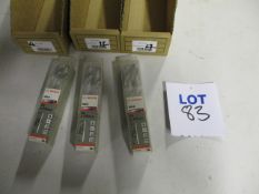 (12) Bosch HSS-G, D338, Metric Jobber Drills; Retail Packed (Unused)