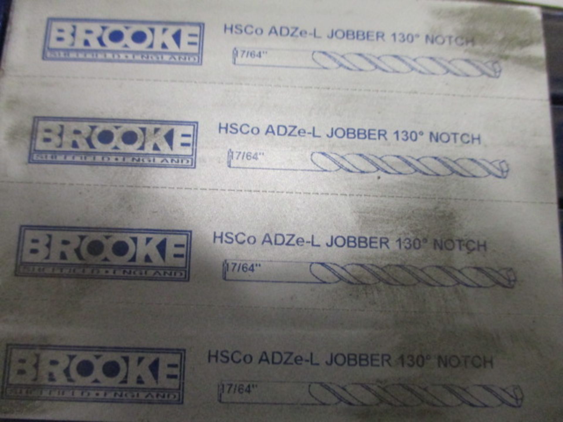 (Approx 65) 17/64" HSCO ADZe Parabolic Flute, Jobber Length Drills, 130 Degree Notch; (Unused) - Image 3 of 4