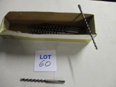 (25) 8mm dia., x 230mm long, Unused SDS Wood Auger Bits