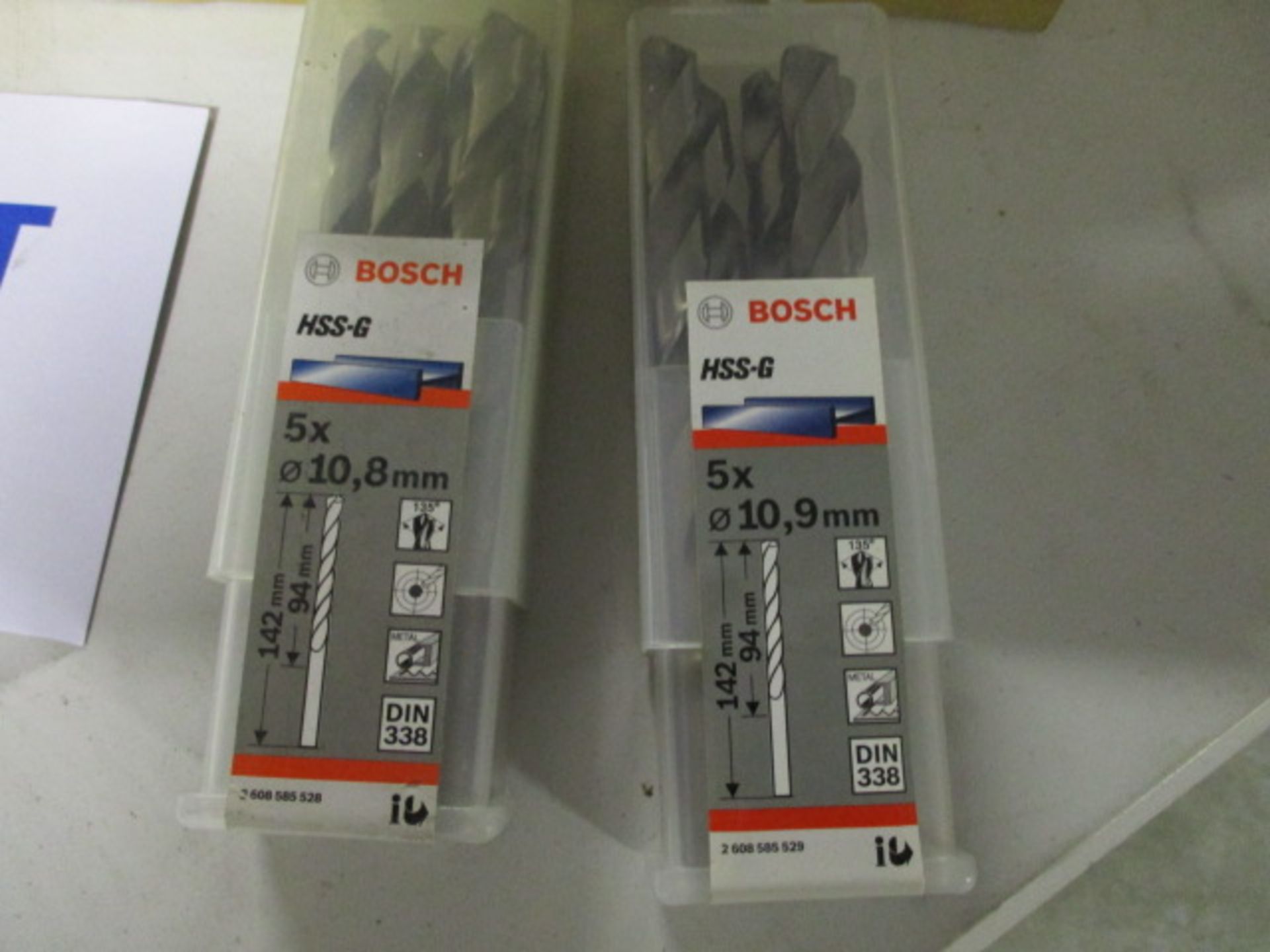 (40) Assorted Bosch HSS-G, D338 Jobber Drills; Retail packed (Unused) - Image 2 of 3
