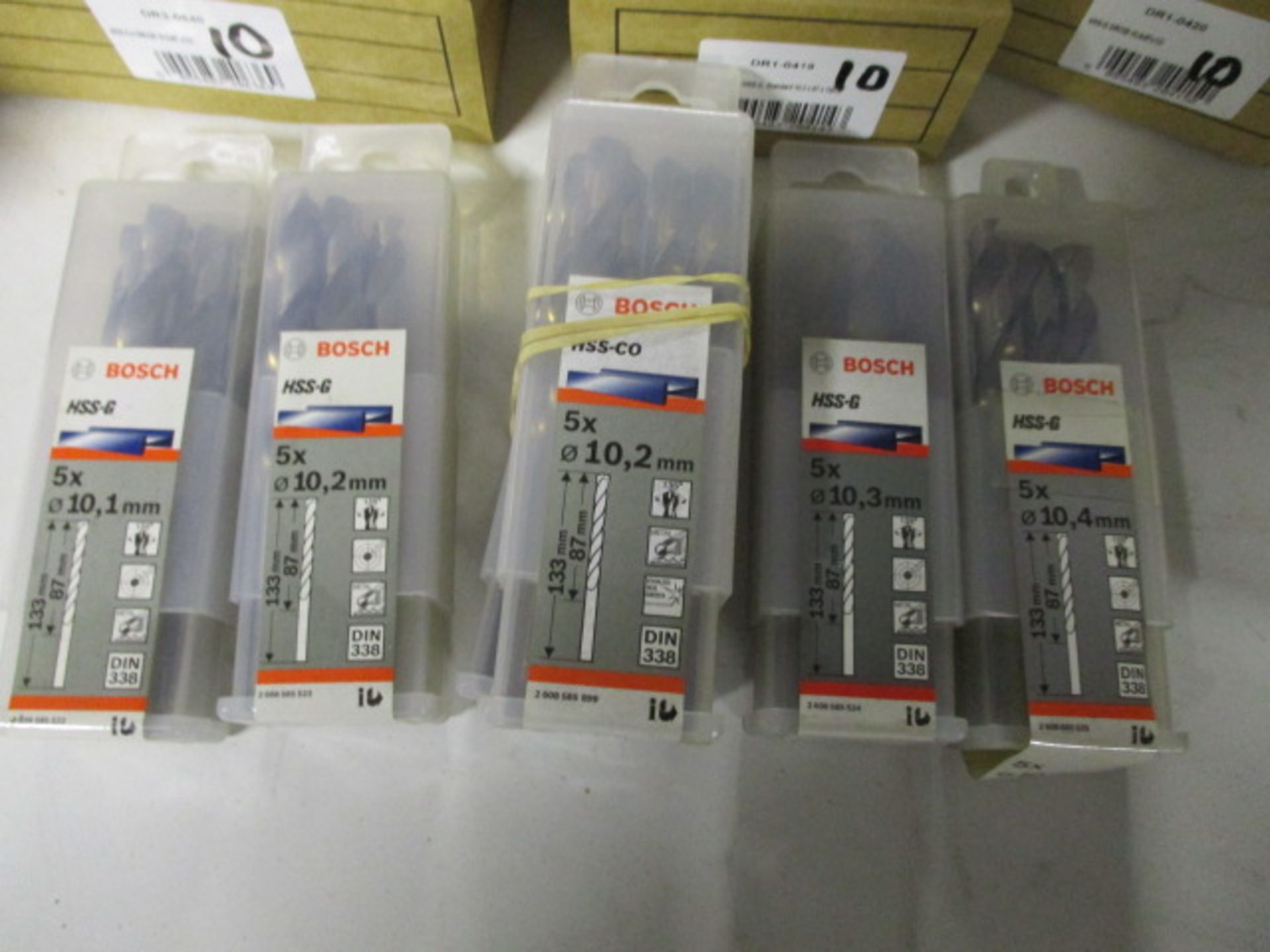 (50) Assorted Bosch HSS-G, D338 Jobber Drills; Retail packed (Unused) - Image 2 of 3