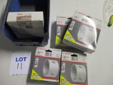 (5) Bosch Unused HSS Cobalt Holesaws