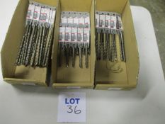 (41) Assorted Bosch Unused SDS Drills; S4L Drilling Length