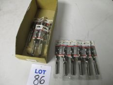 (18) Bosch 12.5mm HSS-G, D338 Jobber Drills; Retail Packed (Unused)