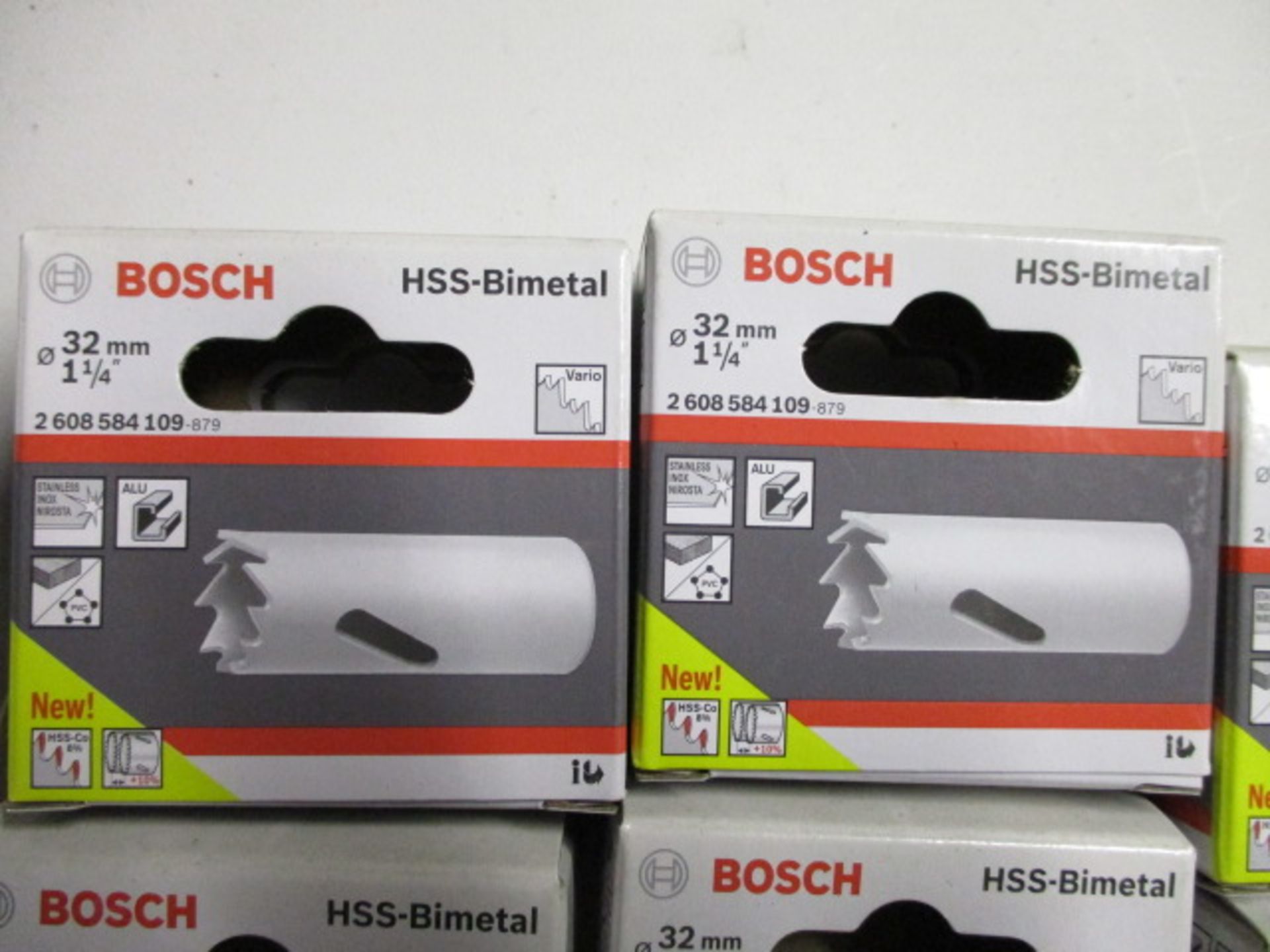 (10) Bosch 32mm Unused HSS Cobalt Holesaws - Image 2 of 3