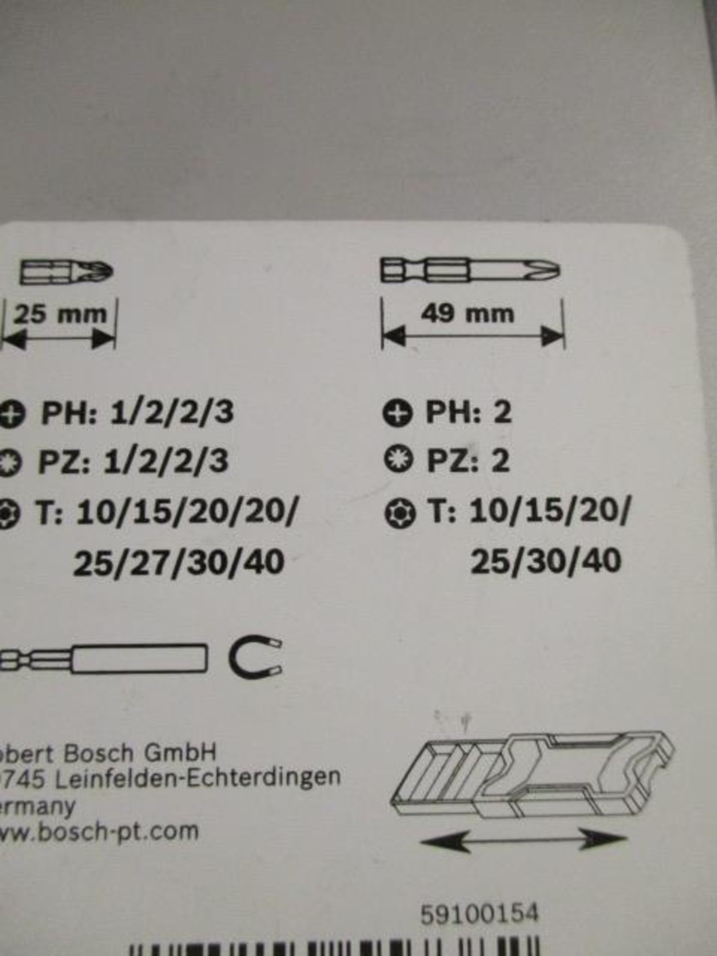 (4 Sets) Bosch Unused Tools - Image 5 of 5