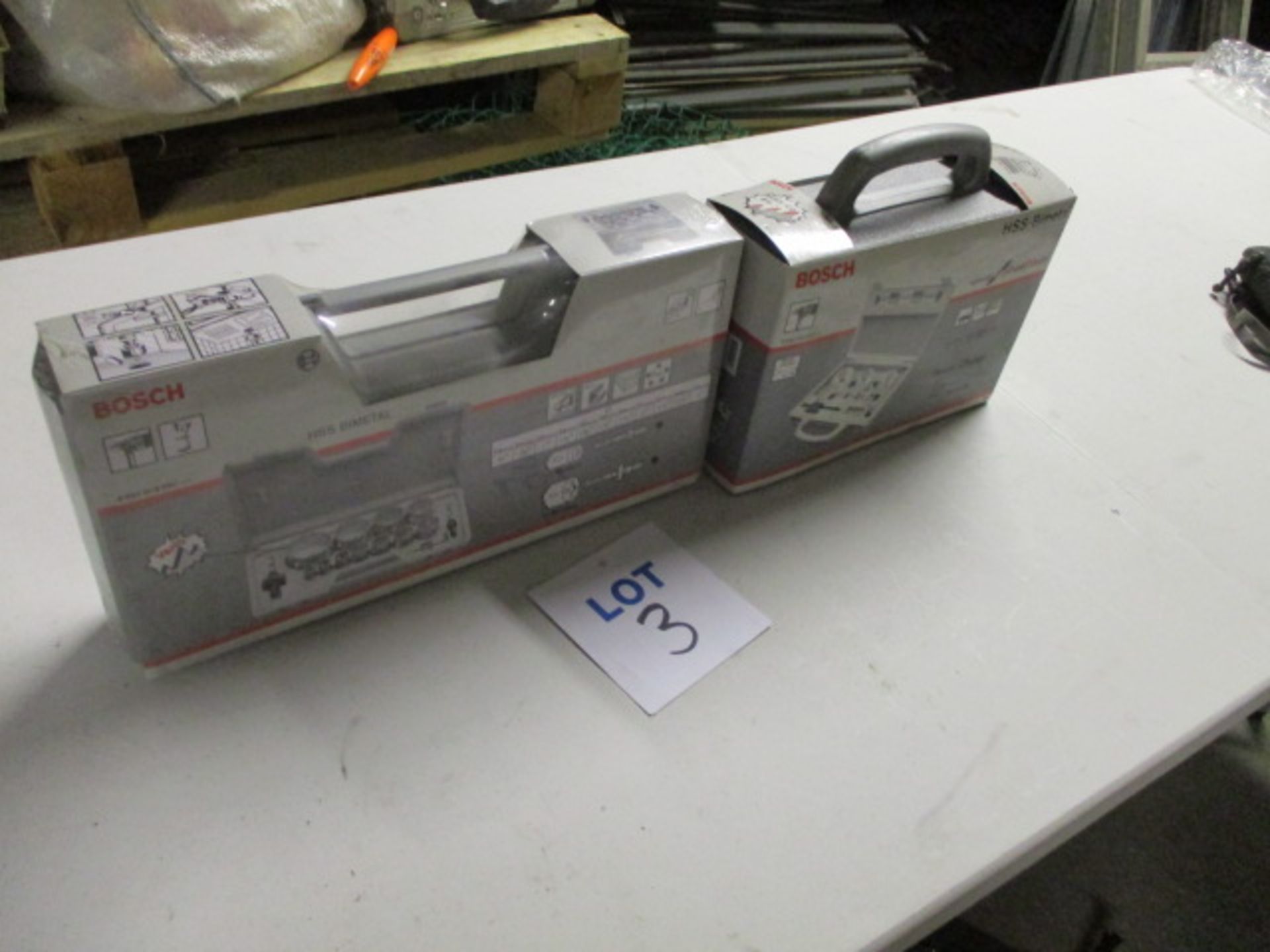 (2 Sets) Bosch Unused Power Charge HSS Bimetal Holesaws in Cases - Image 4 of 4