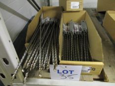(44) Assorted Bosch Unused SDS Drills; S4L Drilling Length