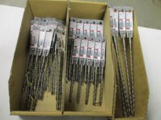 (50) Assorted Bosch Unused SDS Drills; S4L Drilling Length
