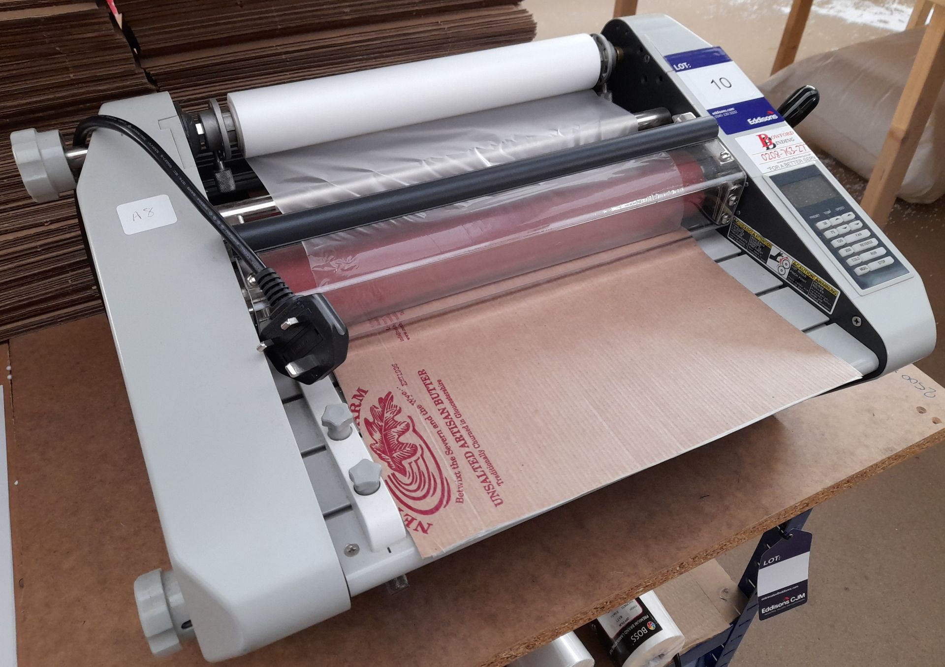 GMP Excelam Mk II - 355 Q laminator, max. laminating width 350mm, Serial Number EG 00105K, 240V - Image 5 of 5