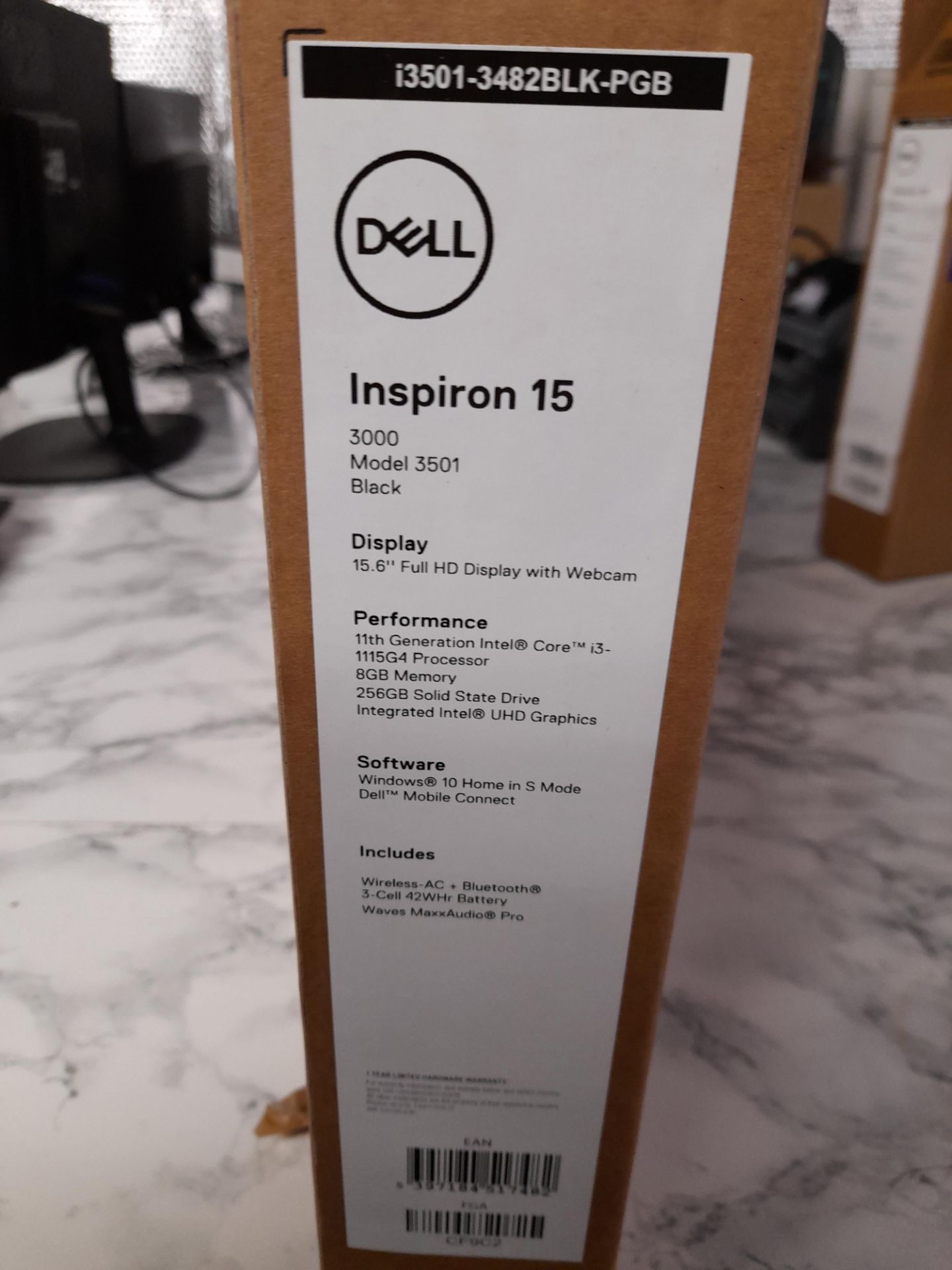 Dell Inspiron 15 3000 laptop, Model 3501, with Intel Core i3, with charger - Image 2 of 4