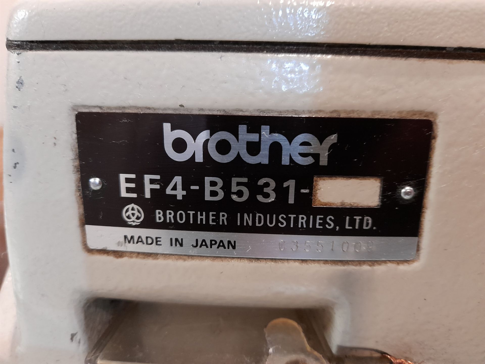 Brother EF4-B531 4 thread single phase overlocker - Image 3 of 4