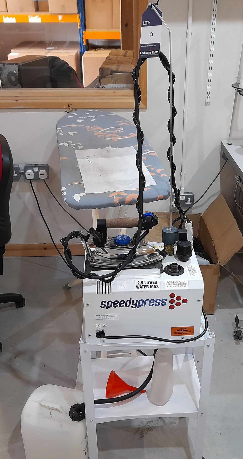 Speedypress C9 magic steam iron table, iron and boiler system (4.9L Capacity, Year 2019)