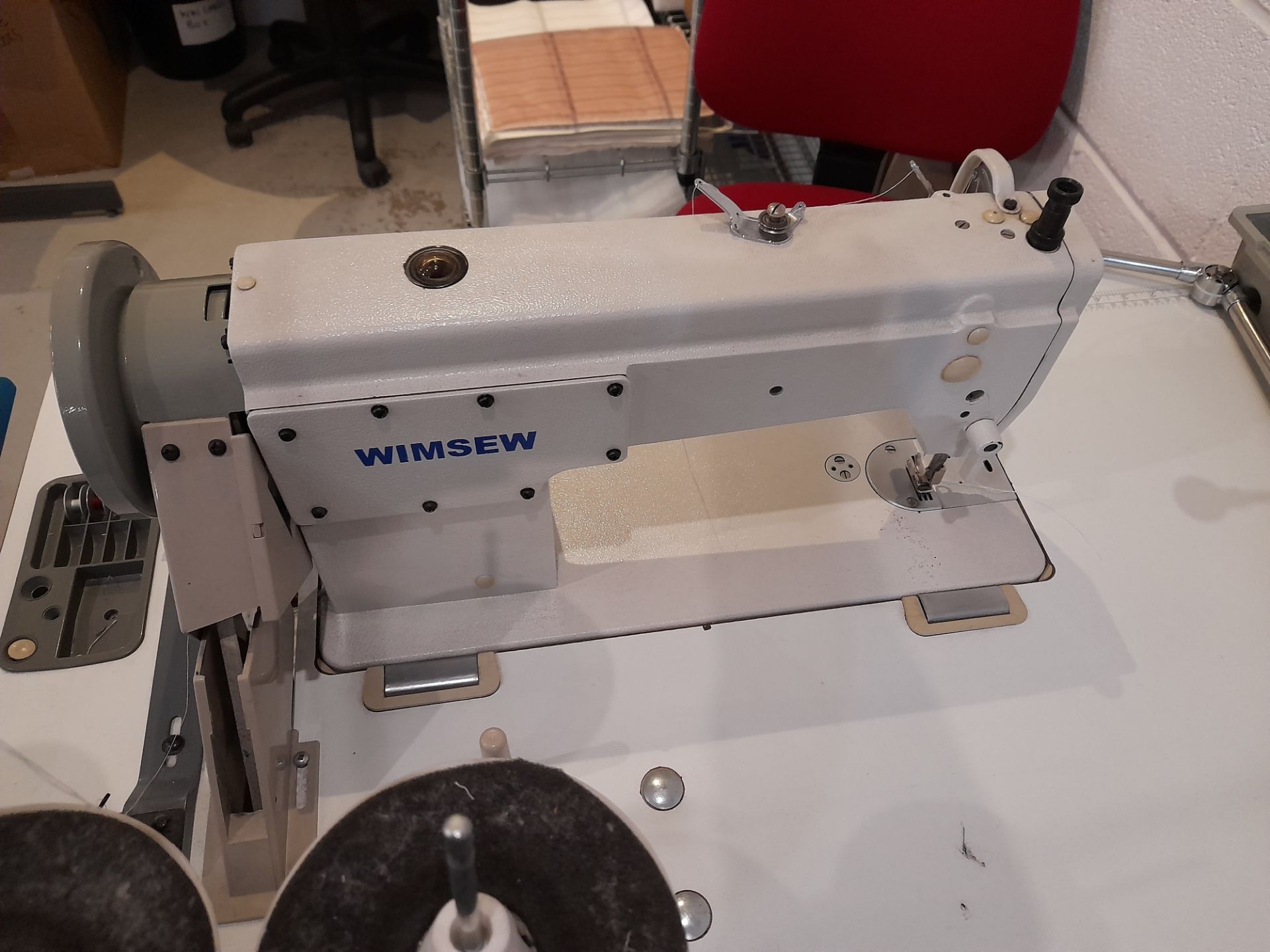 Wimsew W-111-LC single phase lockstitcher, with Industrial Sewing Machine power saving motor, - Image 7 of 7
