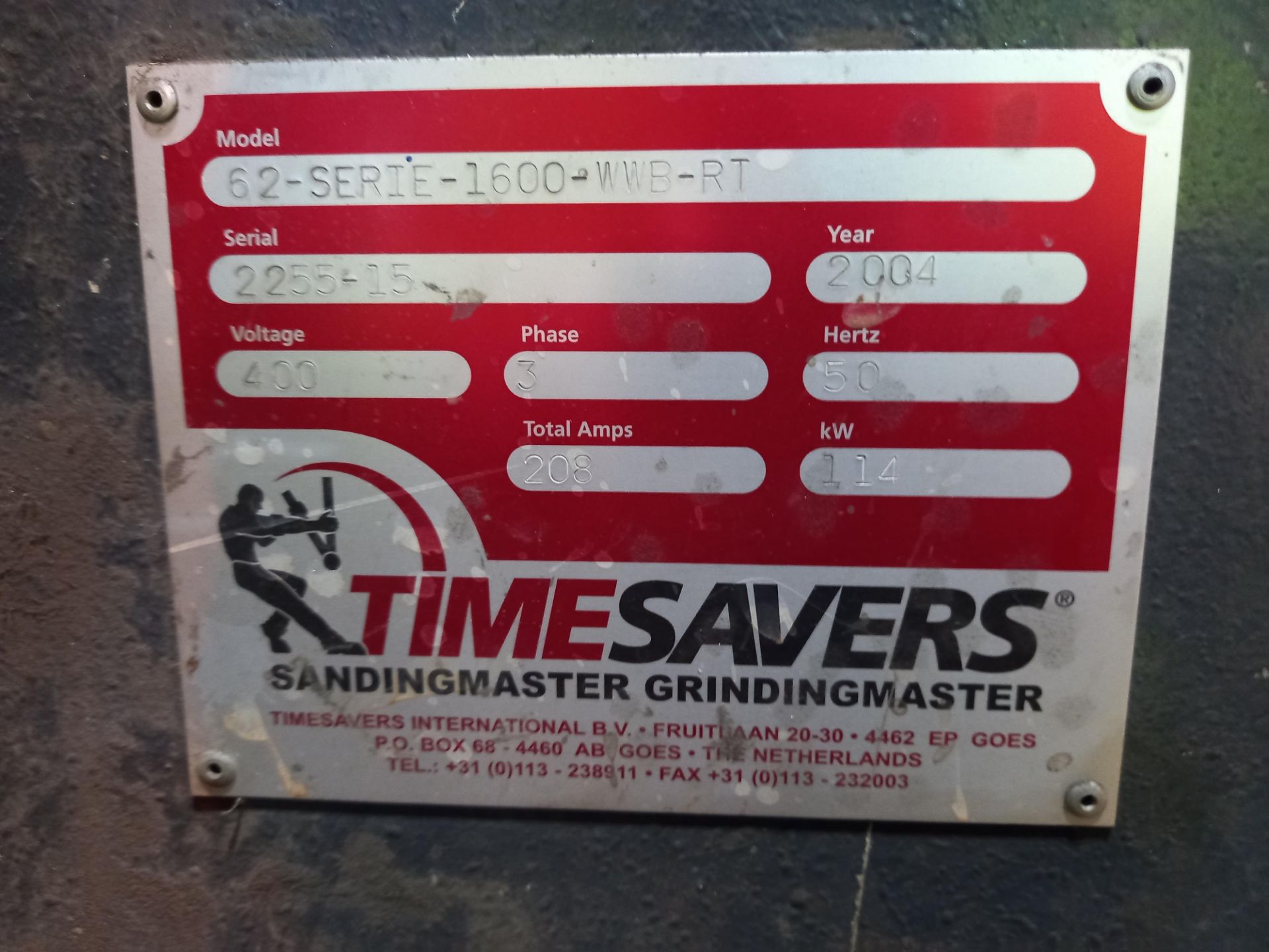 Grindmaster Timesavers Stainless Steel Plate Grinder - Image 7 of 17