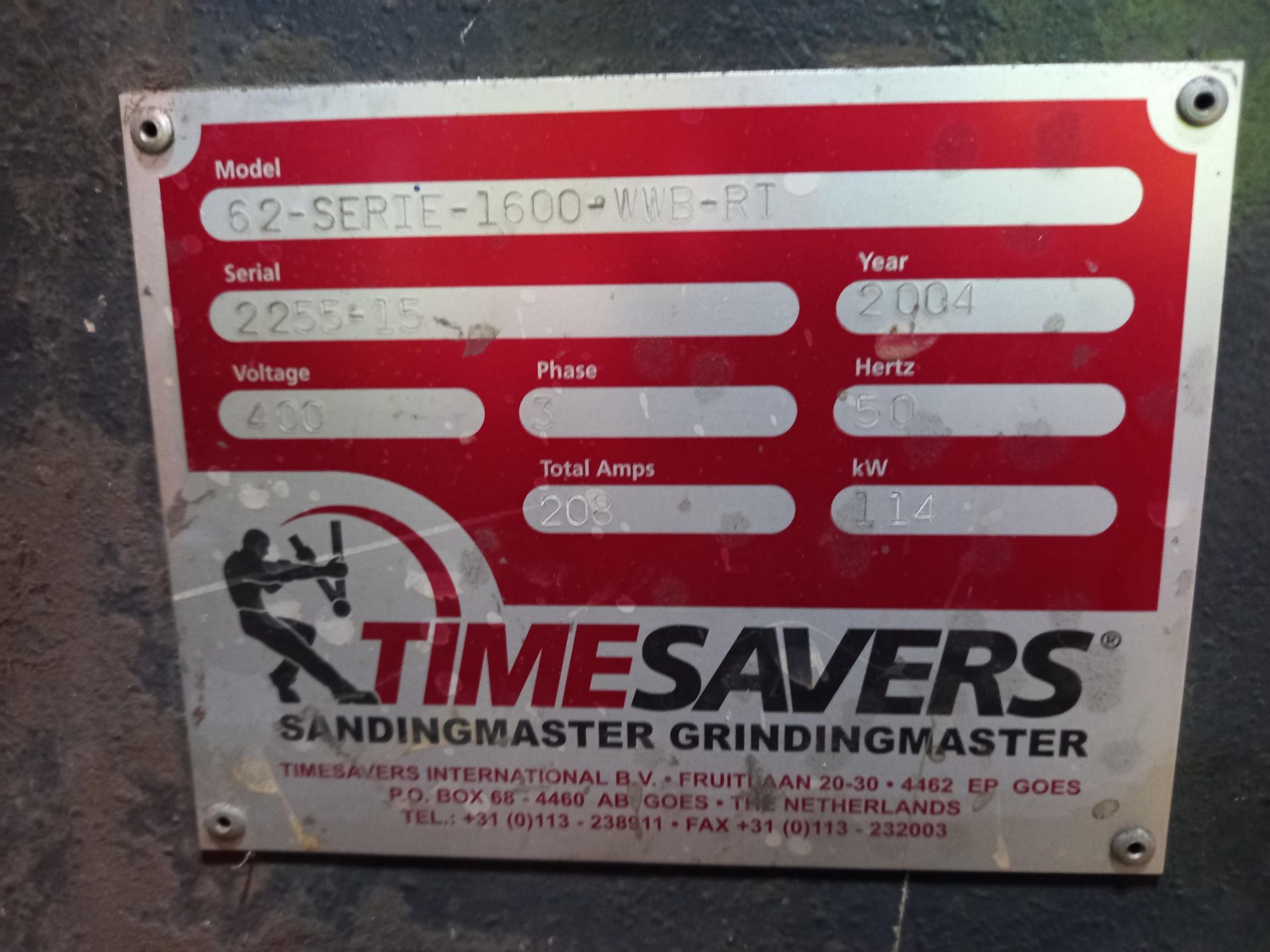 Grindmaster Timesavers Stainless Steel Plate Grinder - Image 6 of 17