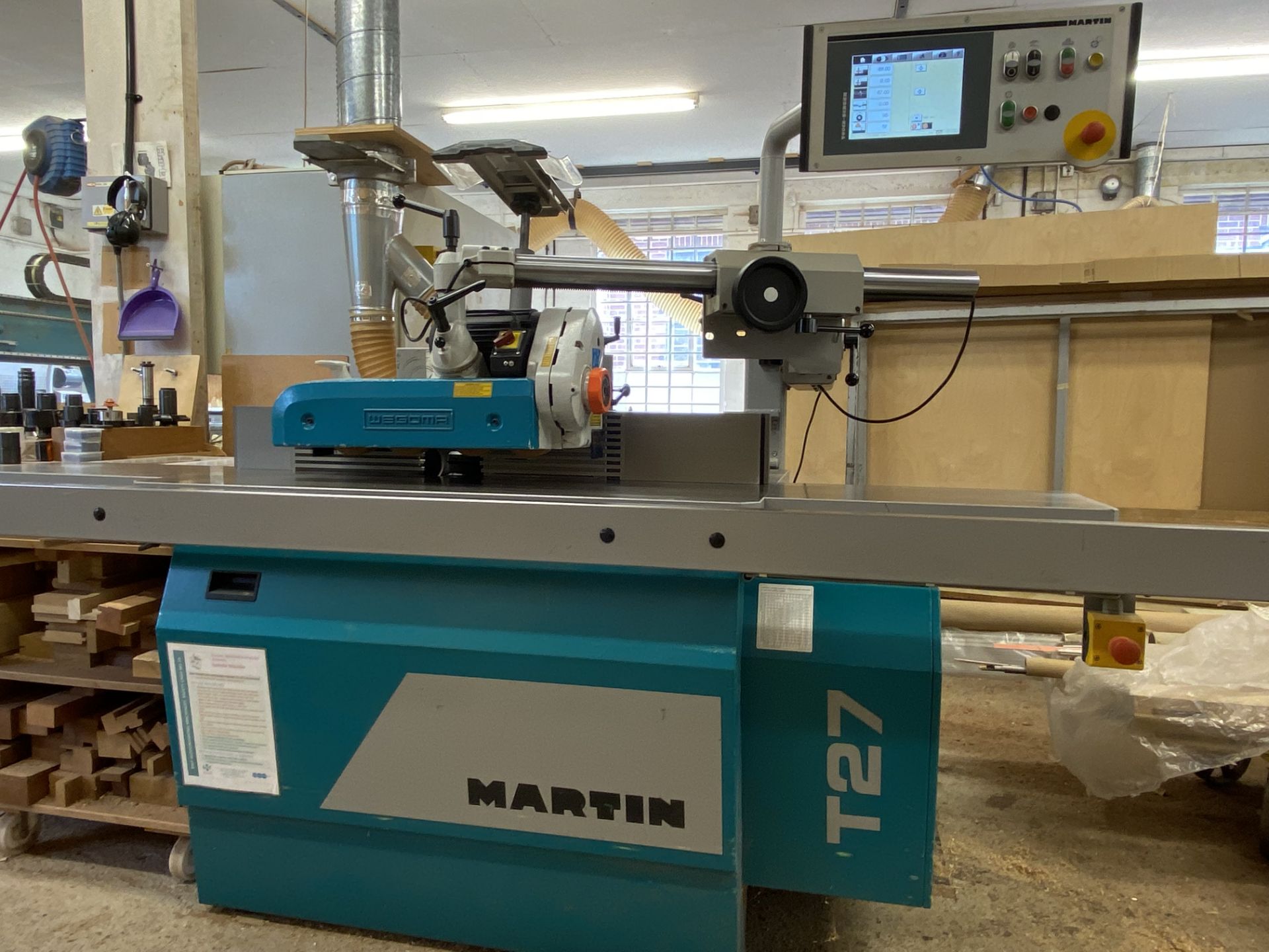 2013 Martin T27 Flex tilting arbor spindle moulder, S/N 526290, Motor ...