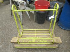A small framed storage trolley (partitioned-single sided) 1250mm long
