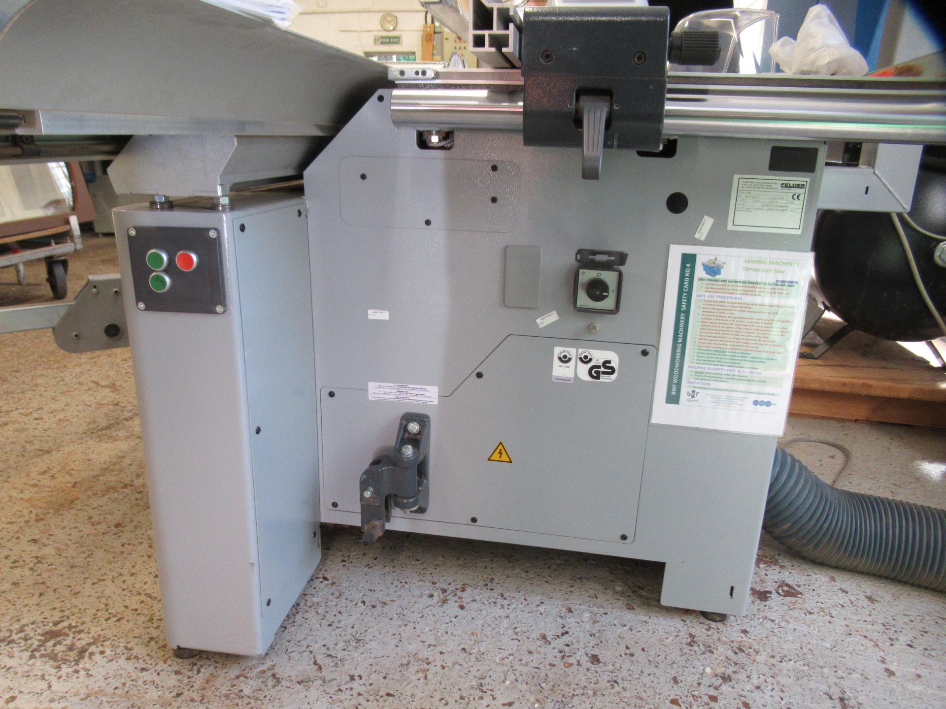 2017 Felder K700 dimension saw, 3 Phase, 7.5HP - Image 7 of 13