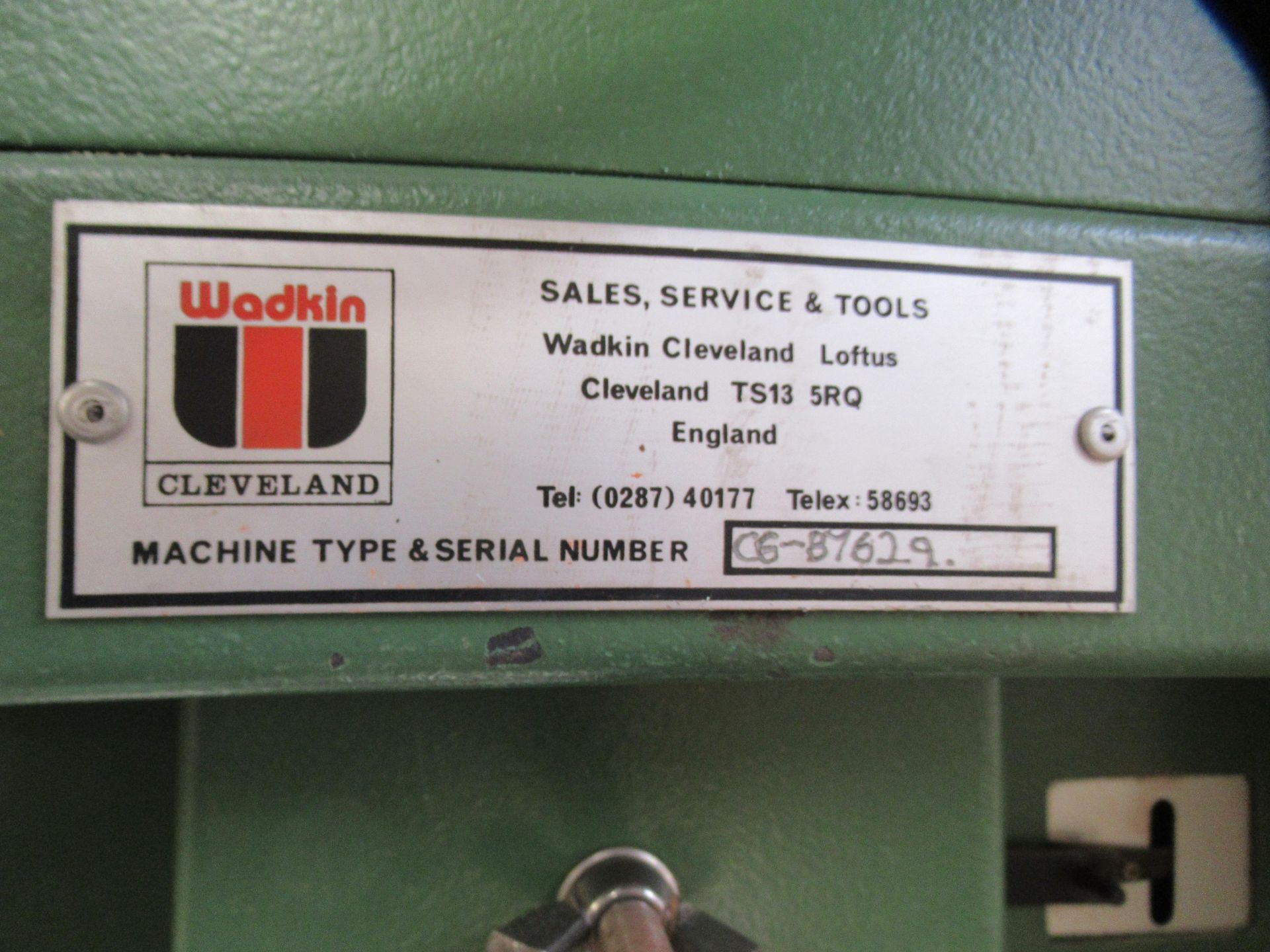 Wadkin Bursgreen type C6, 3phase, bandsaw. Max cutting width 585mm, max cutting depth approx. 400mm - Image 5 of 8