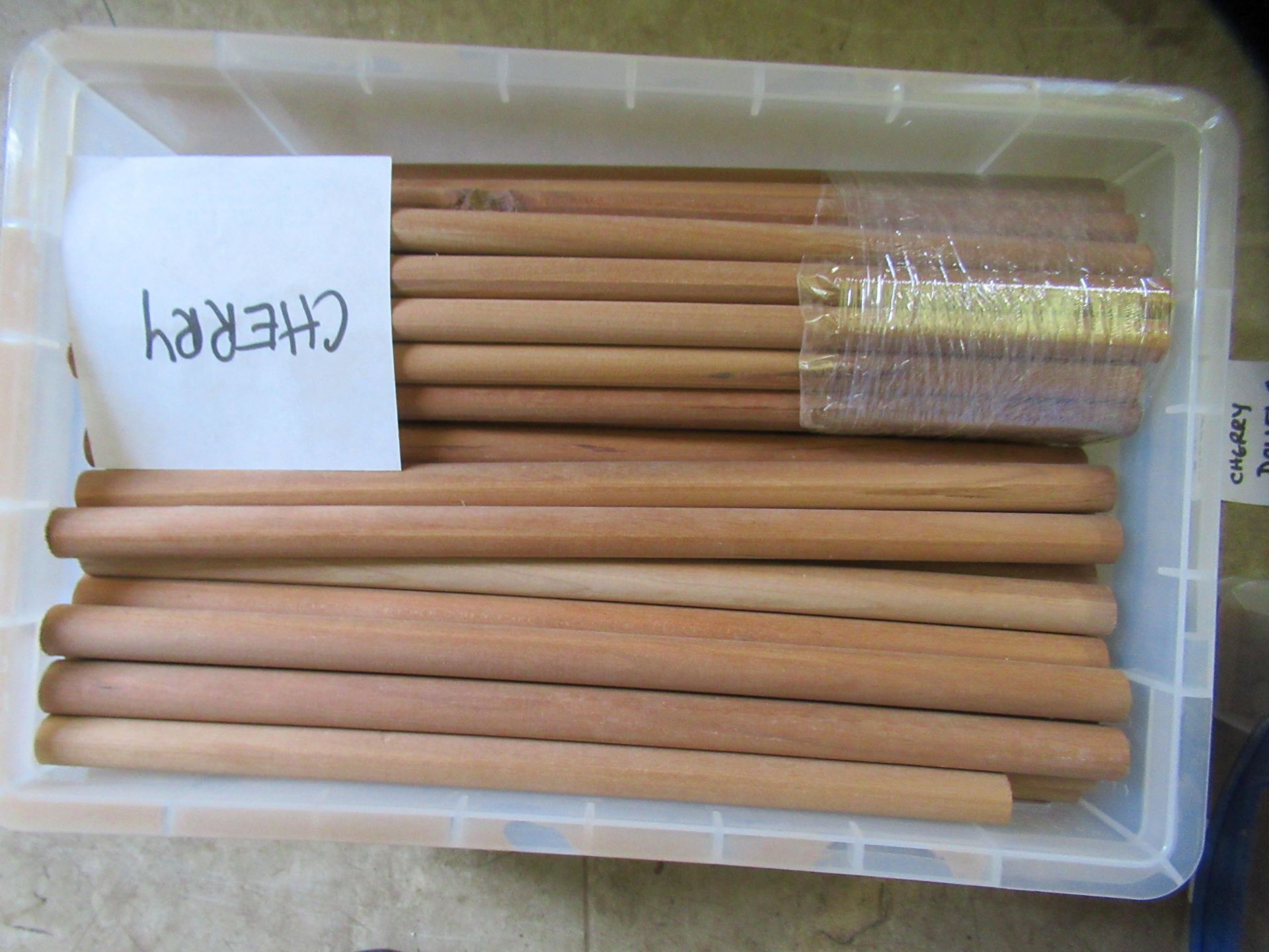 3 boxes of wood dowels - Cherry/Walnut/Oak - Image 4 of 4