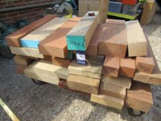 Qty of assorted timber blocks approx. 700mm