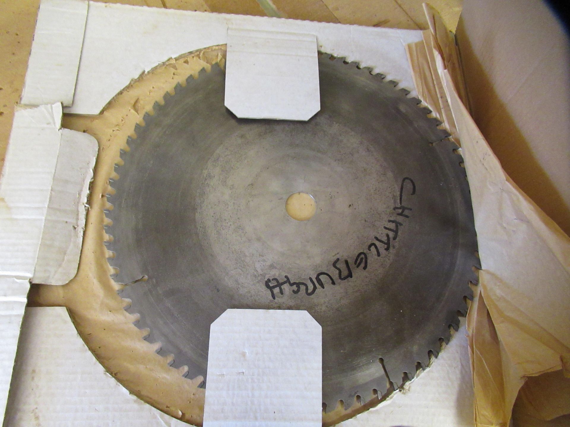 Maggi cross cut saw, 3Kw, Max 400mm diameter, 700mm cutting lengths - Image 7 of 8