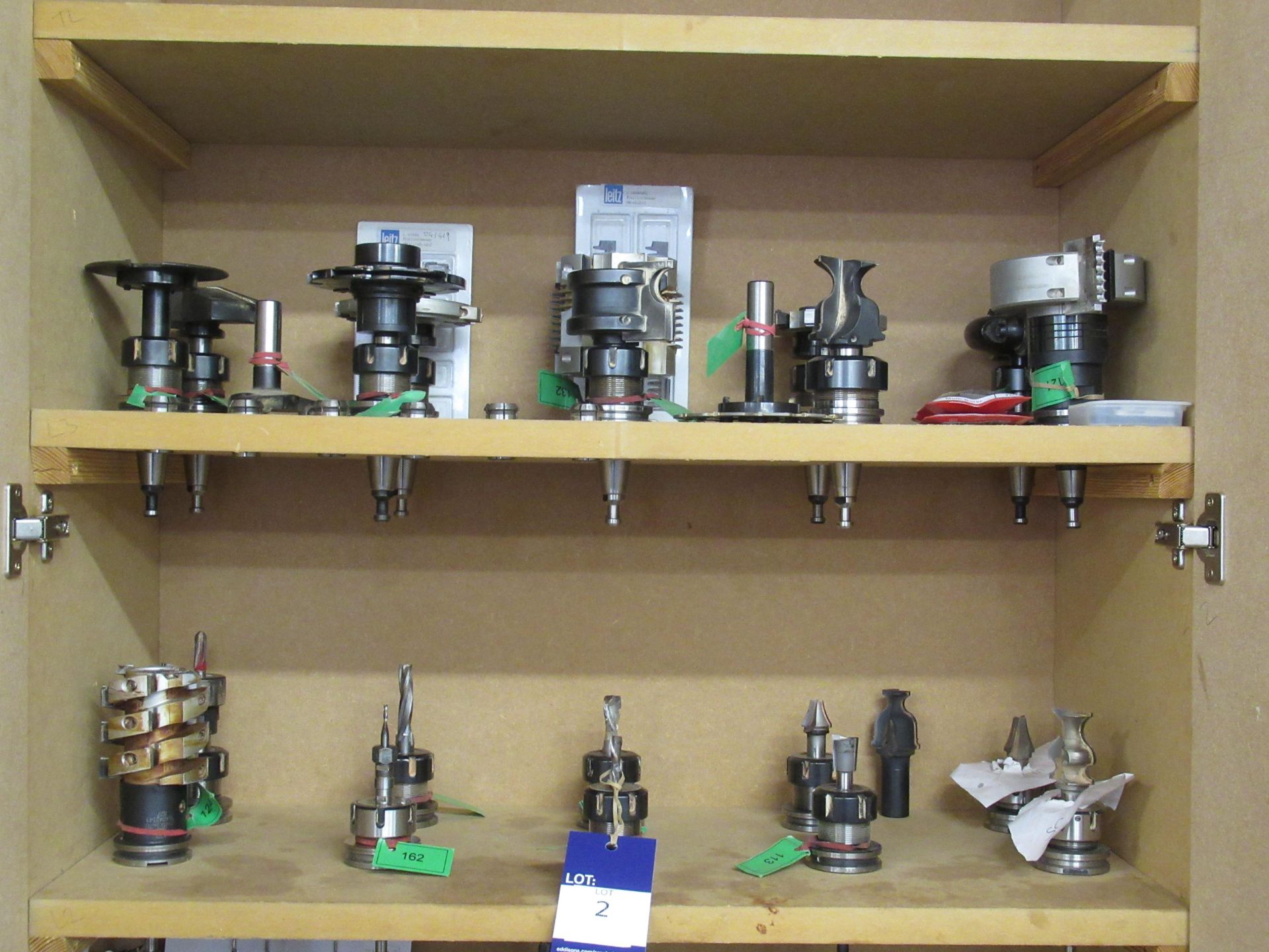 5 shelves of machine tooling suitable for lot 1