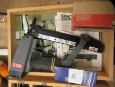 SENCO SLS 20 pneumatic stapler and qty of staples