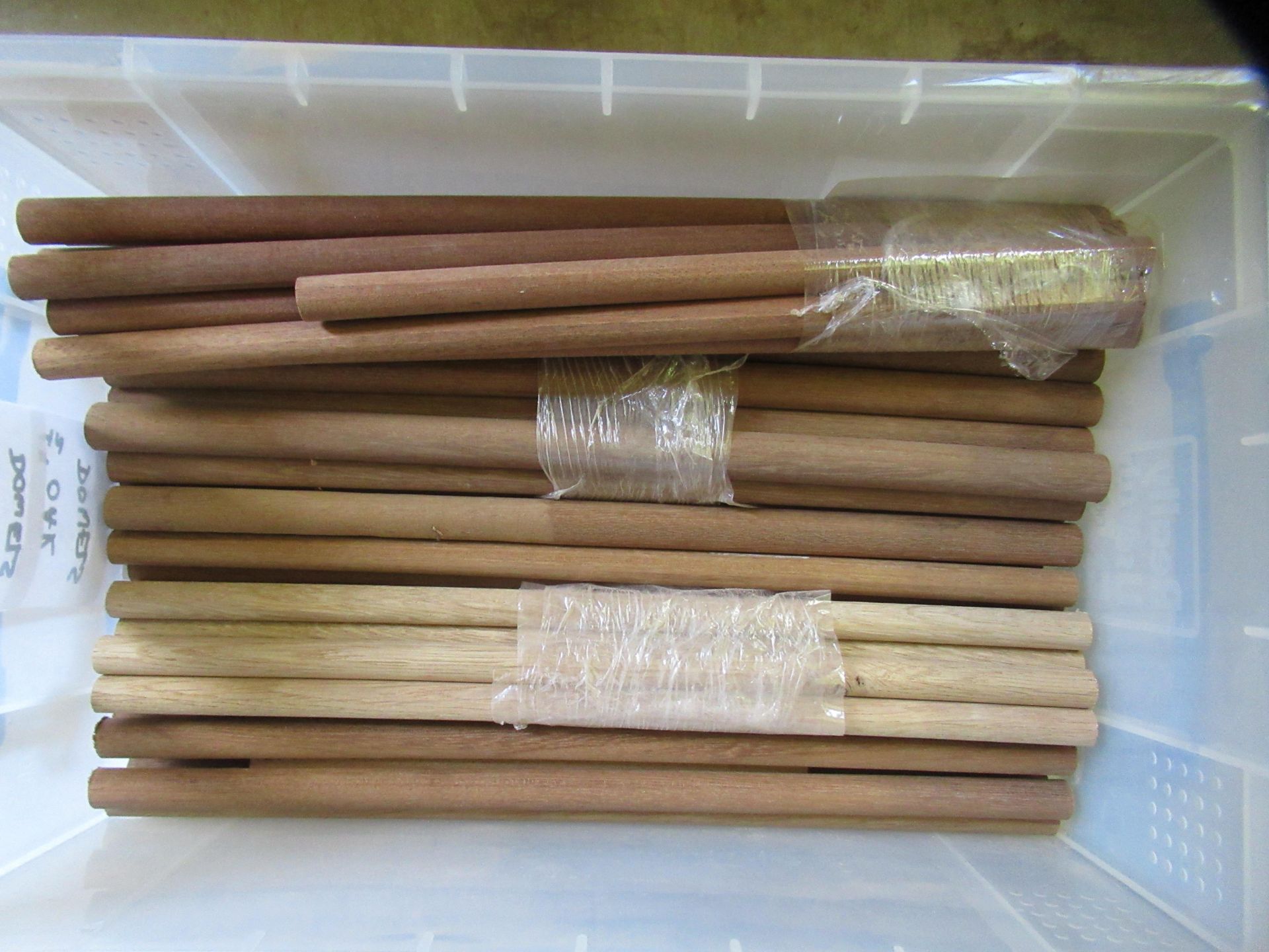 3 boxes of wood dowels - Cherry/Walnut/Oak - Image 3 of 4