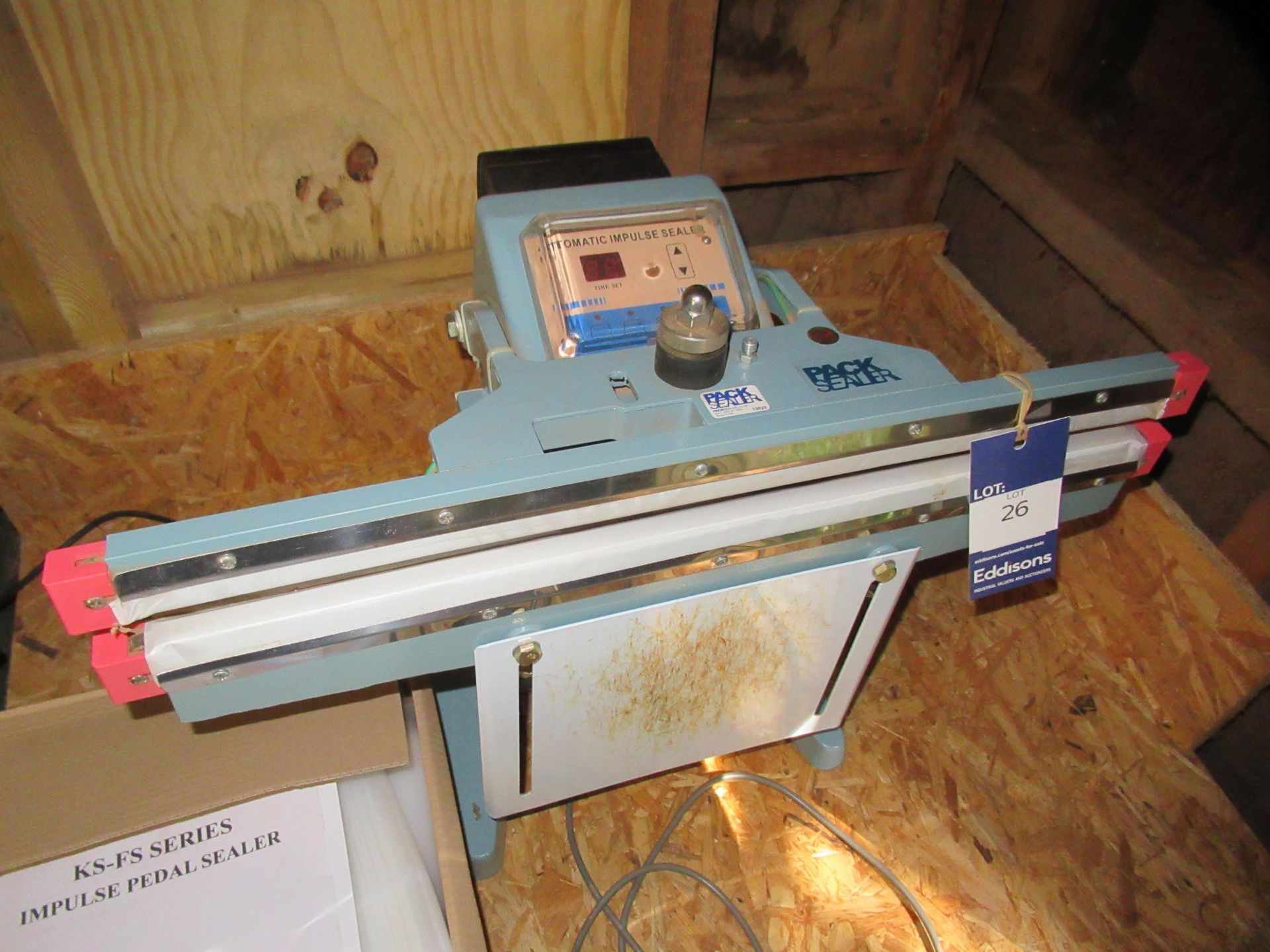 Pack sealer pedal operated 240V benchtop automatic impulse sealer, C/W qty of bags - Image 3 of 6