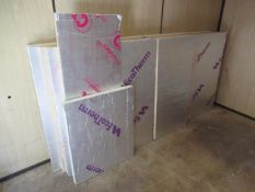 Qty of assorted insulation board