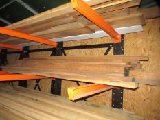 Rack contents of Oak, Walnut and Cherry, varying lengths and thickness