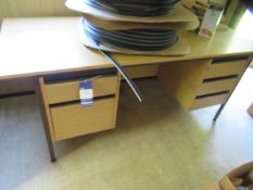 3x assorted desks/tables