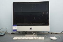 iMac 24” with keyboard and mouse. Early 2008 OSX El Capitan 2.8Ghz Intel Core 2 Duo 4GB Memory.