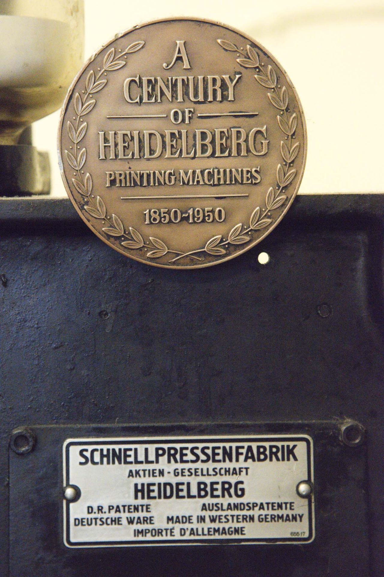 Heidelberg 18x13 GT platen Serial No. 56 938 E. Cutting, creasing or printing. Full set of - Image 3 of 4