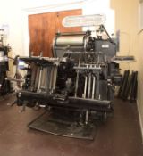 Heidelberg 18x13 GT platen Serial No. 56 938 E. Cutting, creasing or printing. Full set of