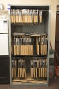 2 x Plate Filing Cabinets with folders