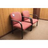 2 x Reception chairs