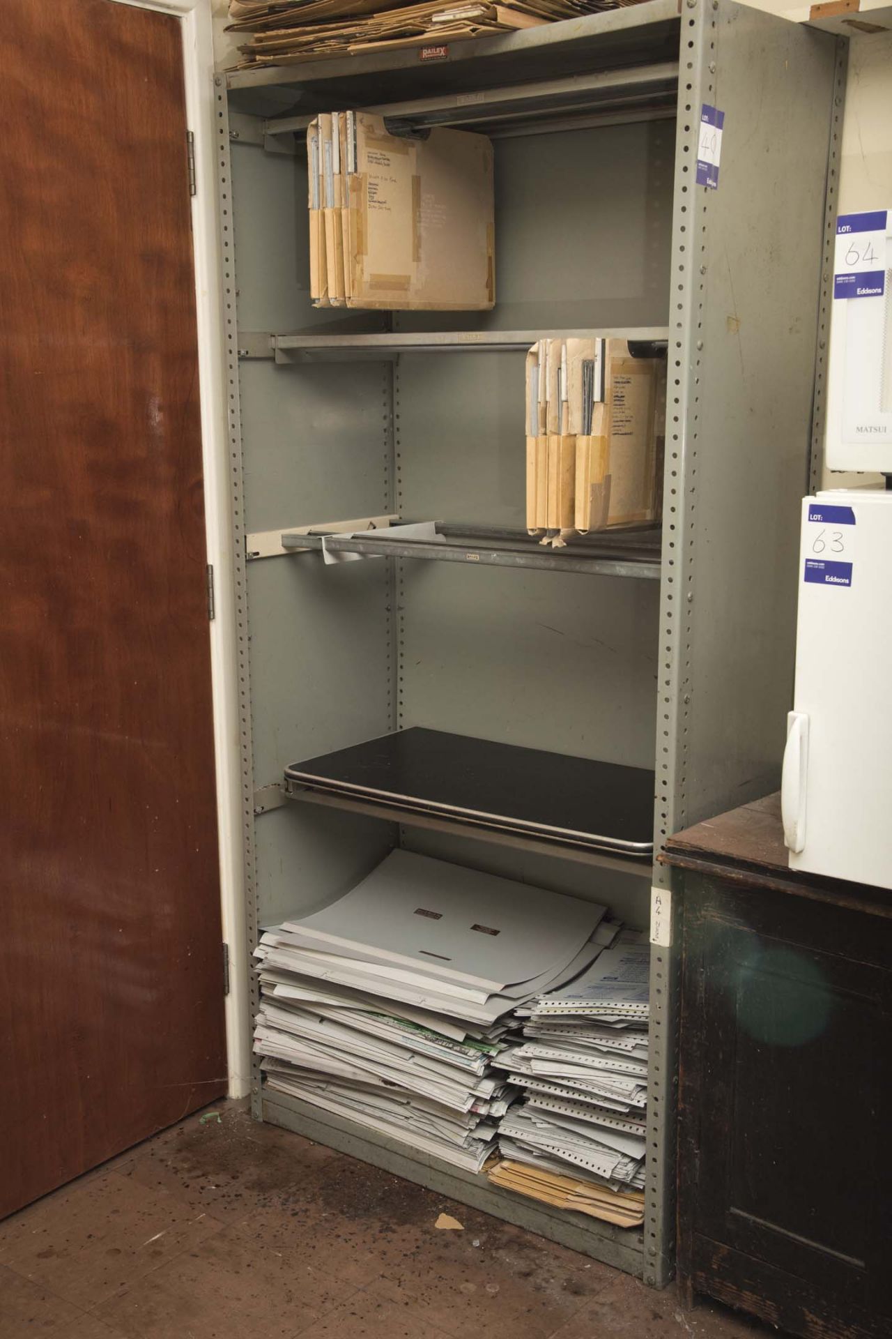 2 x Plate Filing Cabinets with folders - Image 2 of 2