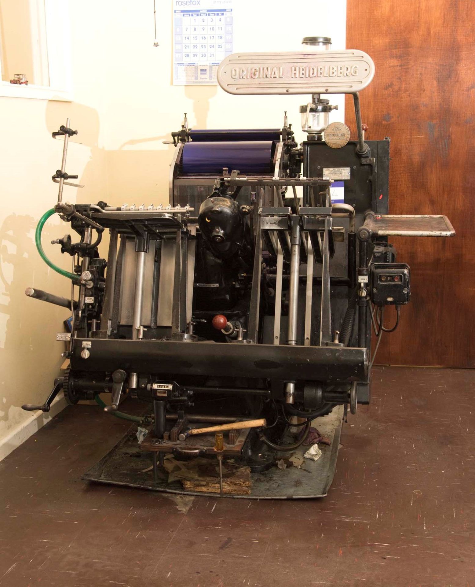 Heidelberg 10x15 platen Serial No. T 129 937 E. With 6 Formes - Image 2 of 4