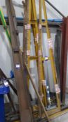 Six Sections of Dismantled Cantilever Glass Racks