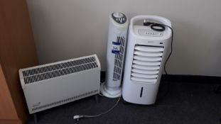 3 various Fans & Heaters (Located on 1st Floor)