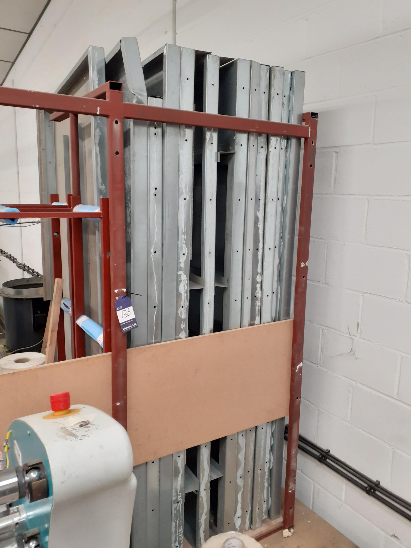 Glavanised Steel Dry Back Spray Booth (dismantled)