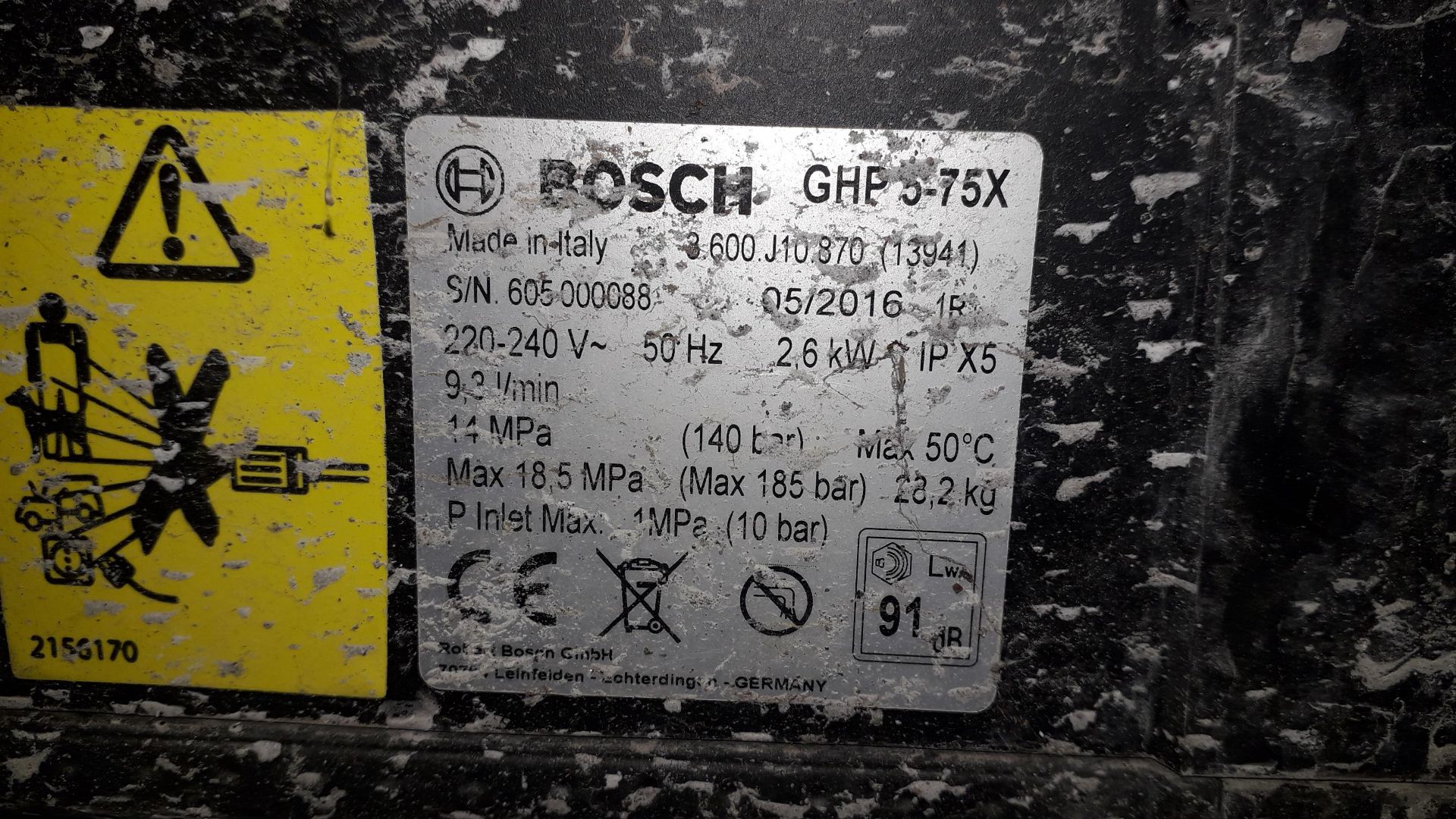 Bosch Professional GHP 5-75X Pressure Washer - Image 2 of 2