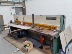 Safan 3,000mm Hydraulic Guillotine with Spare Set of Blades – Requires recommissioning
