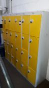6 4-door Staff Lockers 1800 x 300 x 450mm