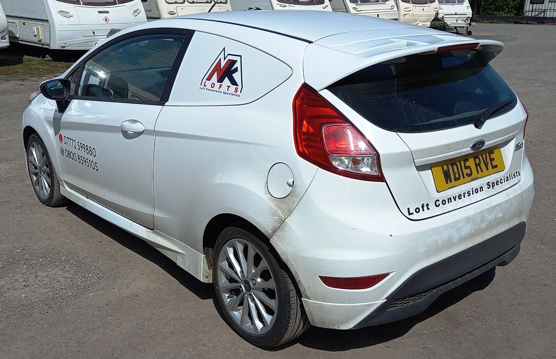 Ford Fiesta 1.5TDCi Sport Van, registration WD15 R - Image 2 of 8