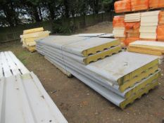3x pallets of insulated cladding panels off cuts, lengths vary